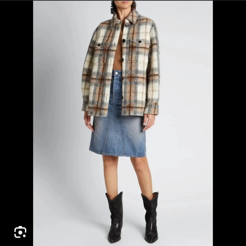 Isabel marant gastoni plaid jacket shacket 38 / S/M - Picture 3 of 8